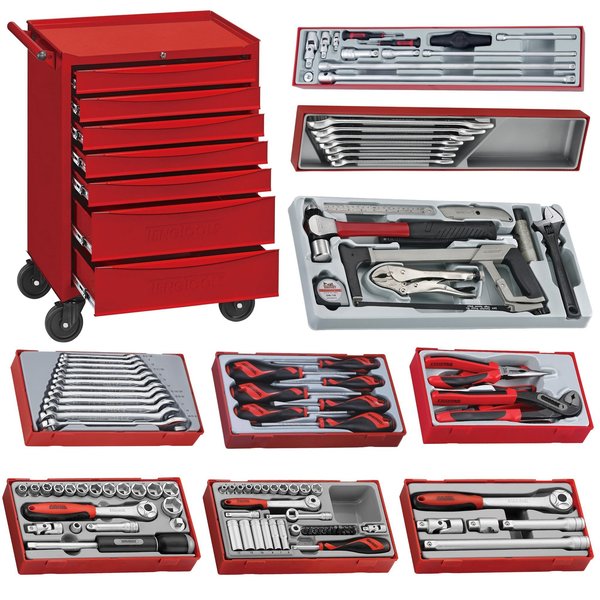 Teng Tools 135 Piece 7 Drawer Metric Series Tool Kit TCW707EV-SERIES135M